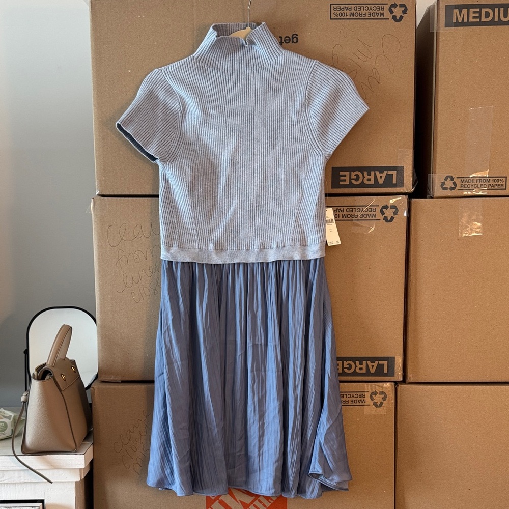 Anthropologie Stylish Blue Dress